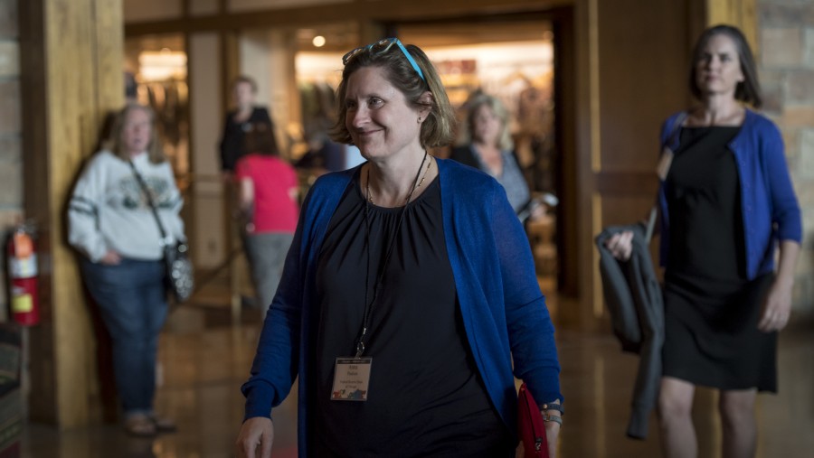  Gubernur Federal Reserve (The Fed) Bank of Philadelphia, Anna Paulson. (Bloomberg)