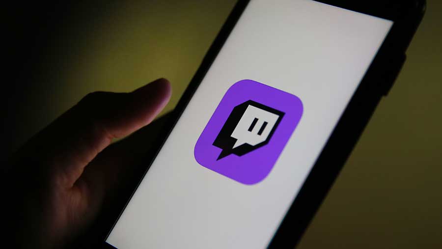  ⁠Streaming Twitch di HP (Hollie Adams/Bloomberg)