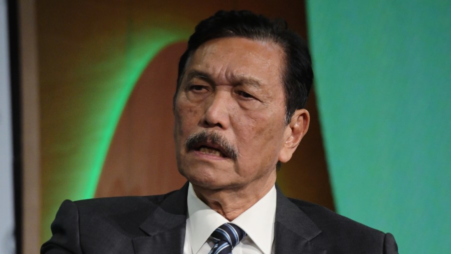 Ilustrasi Luhut Binsar Pandjaitan, Ketua DEN dalam sebuah acara di New York, Amerika. (dok: Victor J. Blue/Bloomberg)