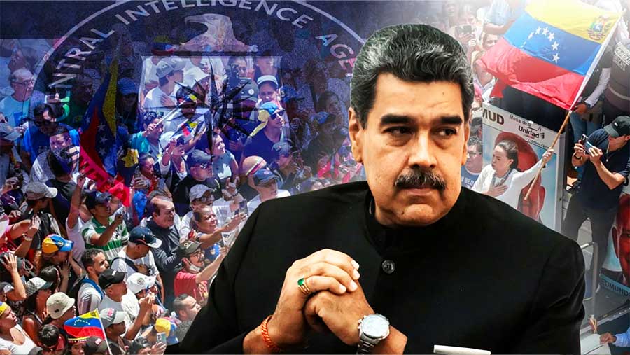 Maduro Tuduh CIA Lakukan Operasi Penggulingan Rezim di Venezuela. (Diolah dari Berbagai Sumber)