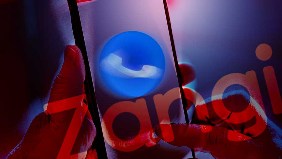 Ilustrasi aplikasi Zangi diblokir Komdigi (Diolah berbagai sumber)