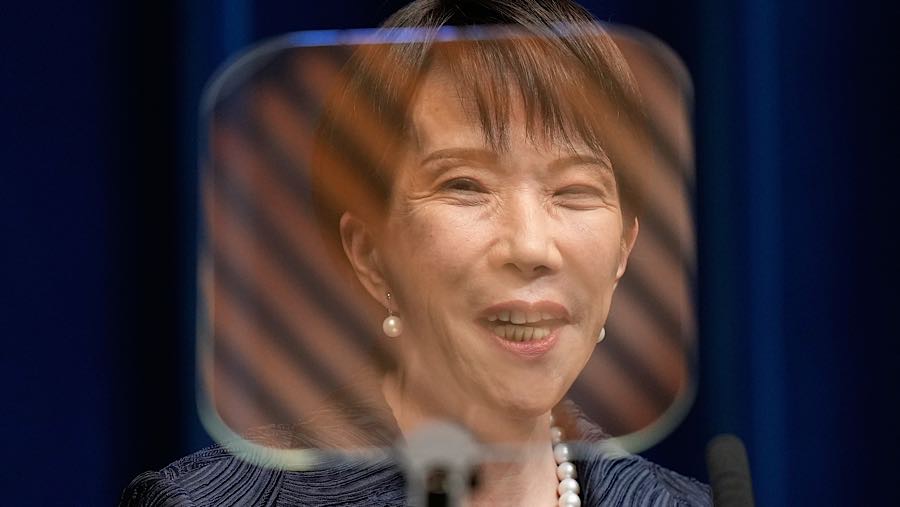 Takaichi memenangkan pemungutan suara parlemen untuk menjadi perdana menteri Jepang. (Eugene Hoshiko/AP/Bloomberg)