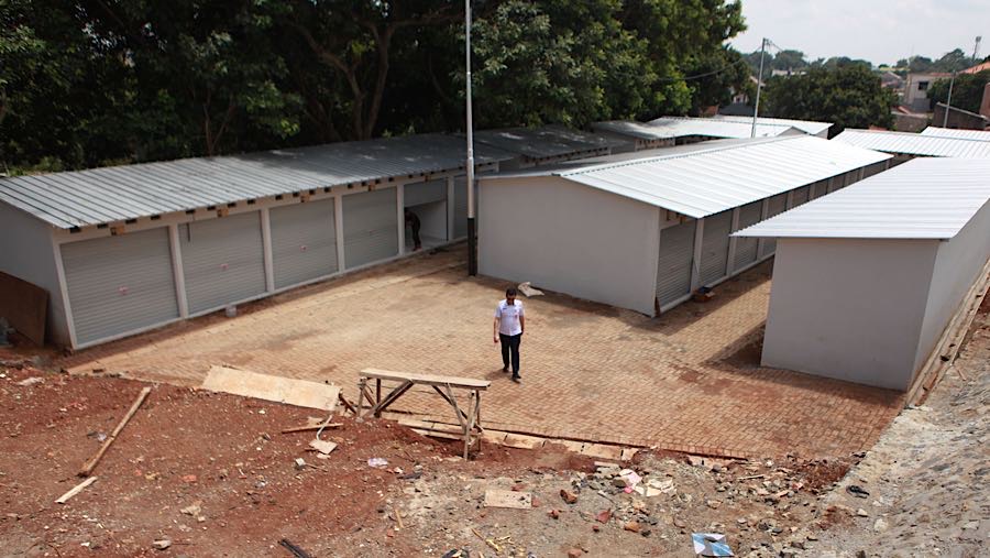 Sentra Fauna dan Kuliner Lenteng Agung terdiri dari 125 kios yang terbagi dalam beberapa zona. (Bloomberg Technoz/Andrean Kristianto)