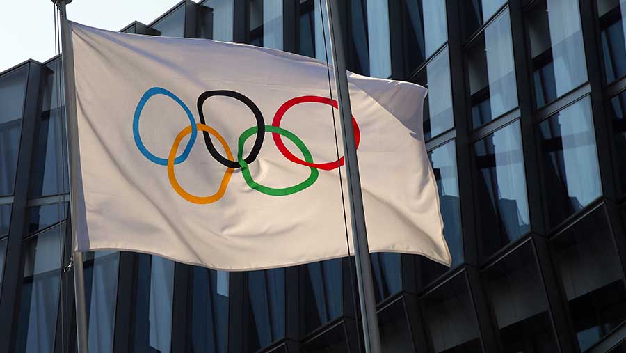 Ilustrasi Olimpiade (Stefan Wermuth/Bloomberg