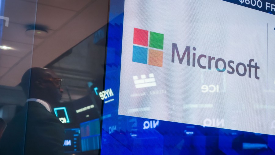 Microsoft. (Bloomberg)