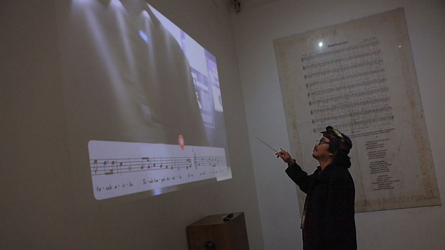 Peringatan ini dilaksanakan setiap tahun untuk mengenang peristiwa bersejarah yang terjadi pada 1928. (Bloomberg Technoz/Andrean Kristianto)