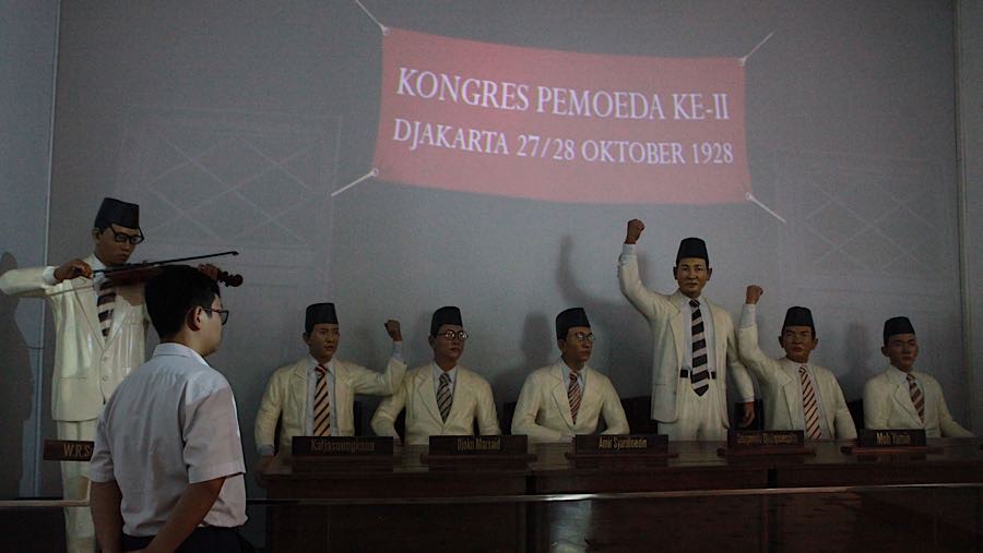 Sebelumnya, gedung tersebut merupakan rumah indekos milik Sie Kong Liang yang disewa pelajar STOVIA dan Rechtsschool. (Bloomberg Technoz/Andre)