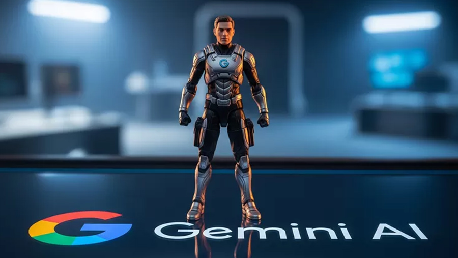 Ilustrasi Action Figure Gemini AI (Dok. Ist)