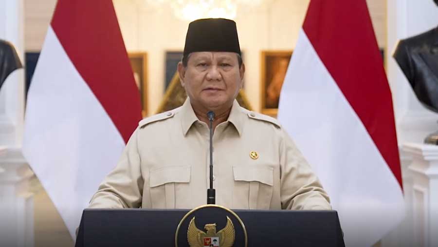 Presiden Prabowo untuk 97 Tahun Sumpah Pemuda, Istana Merdeka, 28 Oktober 2025 (Dok. BPMI)