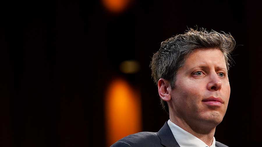 Sam Altman, CEO OpenAI. (Nathan Howard/Bloomberg)