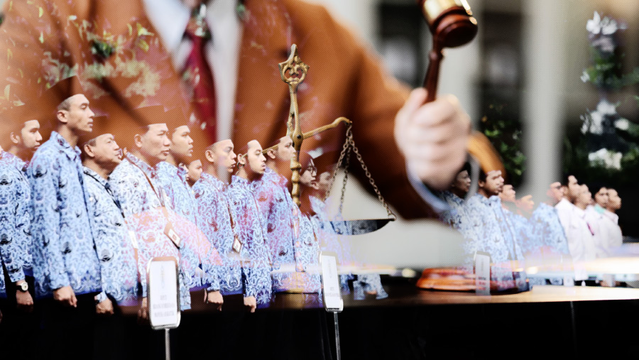 ASN bolos kerja, siap-siap masuk sidang diberhentikan tidak hormat (Diolah)