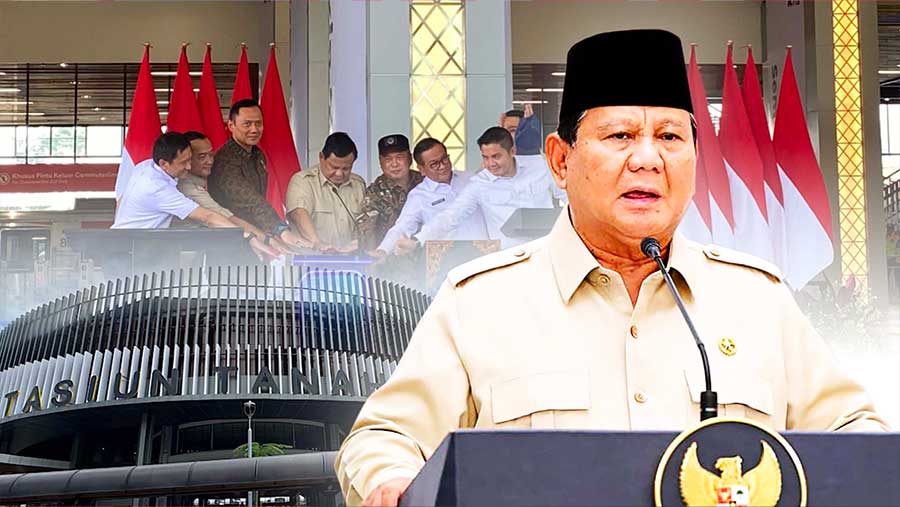 Resmikan Stasiun Tanah Abang, Setujui Anggaran Rp5 Triliun Bagi KAI. Diolah dari Berbagai Sumber)