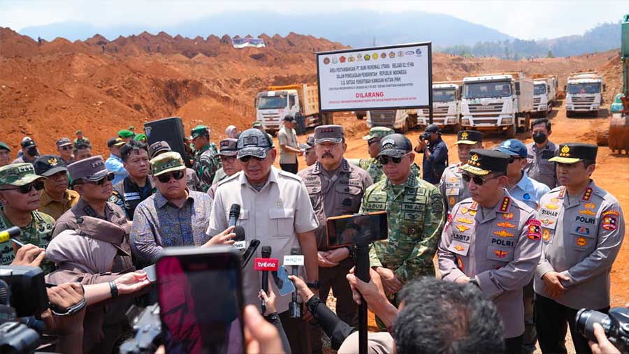 Satgas PKH Sita Tambang Ilegal di Morowali. (Dok Kejaksaan Agung)