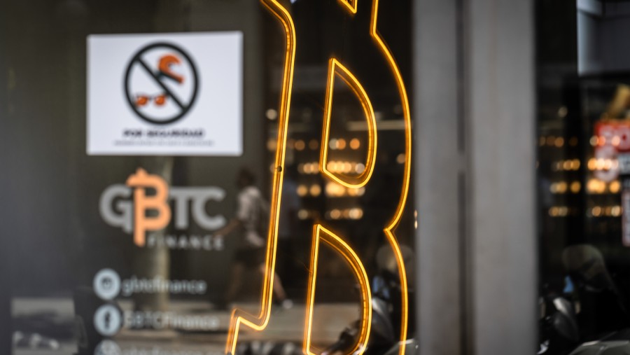 Bitcoin. (Bloomberg)