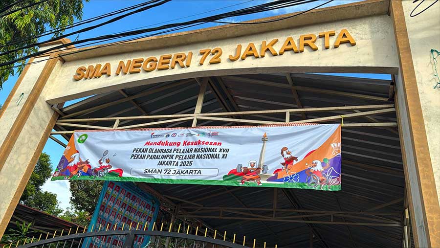 SMAN 72 Kelapa Gading (Bloomberg Technoz/Andrean Kristianto)