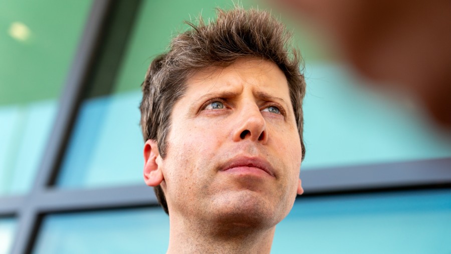 CEO OpenAI Sam Altman di pusat data AI Stargate di Texas, Amerika Serikat (AS). Kyle Grillot/Bloomberg
