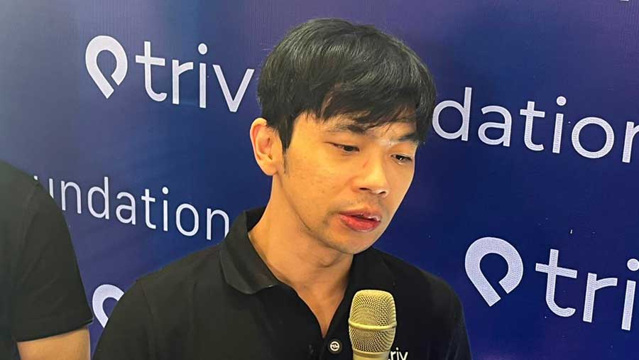 CEO Triv, Gabriel Rey (Bloomberg Technoz/Muhammad Fikri)