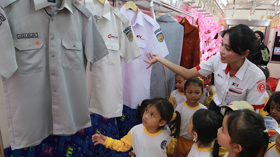 Kereta Jalita menjadi salah satu yang menyimpan cerita sejarah paling panjang karena usianya mencapai tepat 50 tahun. (Bloomberg Technoz/Andrean)