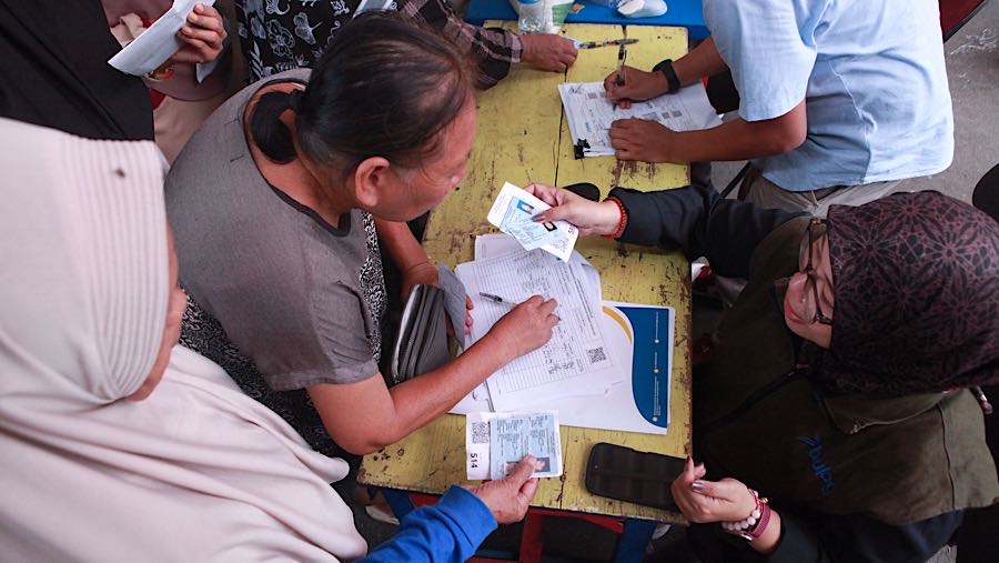 Program Banpang beras dan Minyakita menjadi salah satu instrumen penting pemerintah dalam menjaga stabilitas pangan nasional (Bloomberg Technoz/Andre)