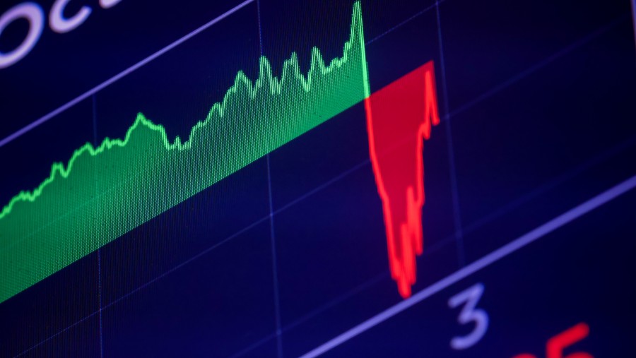 Bursa saham. (Bloomberg)
