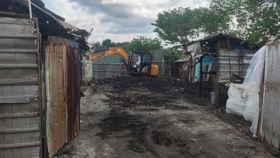 Kawasan Industri di Cikande yang terapapar radioaktif Cs-137 (Dok. Kemenlh RI)