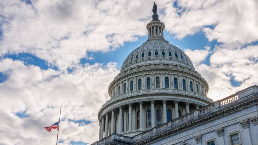 Gedung Capitol Amerika Serikat di Washington, DC. (Aaron Schwartz/Bloomberg)