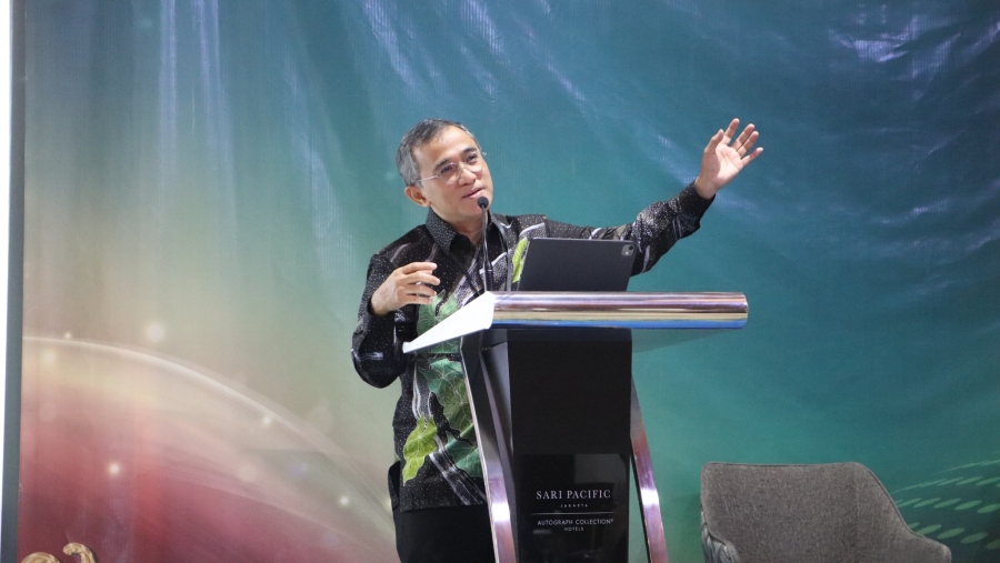 Kepala Departemen Ekonomi dan Keuangan Syariah Bank Indonesia Imam Hartono di acara Training of Trainer (ToT) Ekonomi dan Keuangan (Bloomberg Technoz)