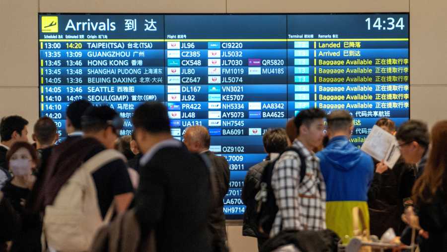 Bandara di China. (Bloomberg)
