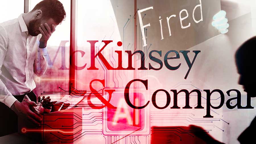 Ilustrasi McKinsey PHK karyawan teknologi, pilih Ai (Diolah)