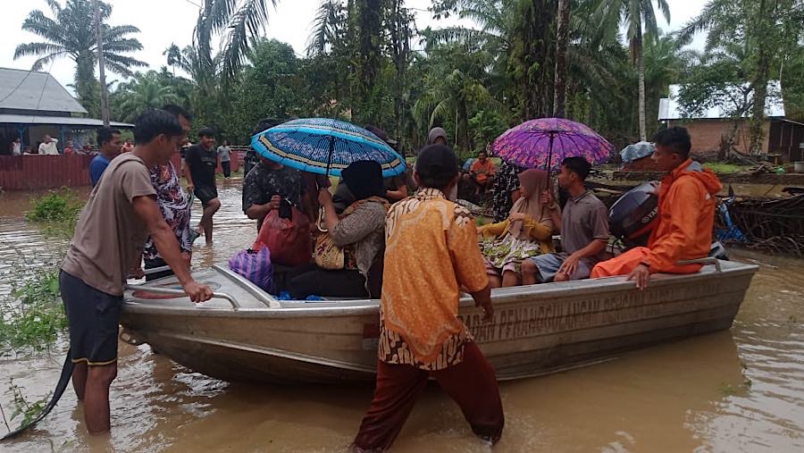 Banjir Bandang di Padang Sidempuan. (Dok BNPB)
