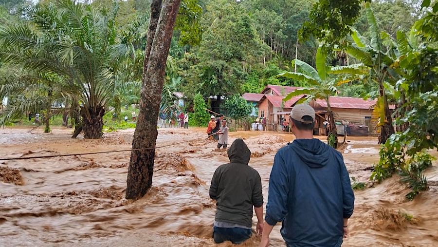 Banjir Bandang di Padang Sidempuan. (Dok BNPB)