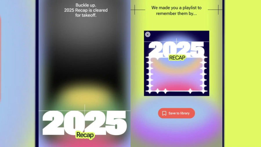 Ilustrasi YouTube Music 2025 Recap.
