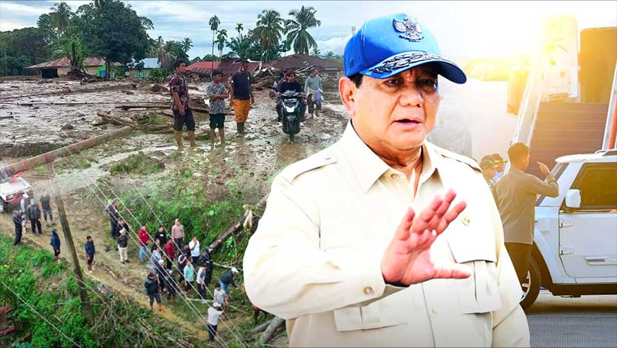 Presiden Tinjau Langsung Wilayah Terdampak Banjir dan Longsor di Sumatra. (Diolah dari Berbagai Sumber)