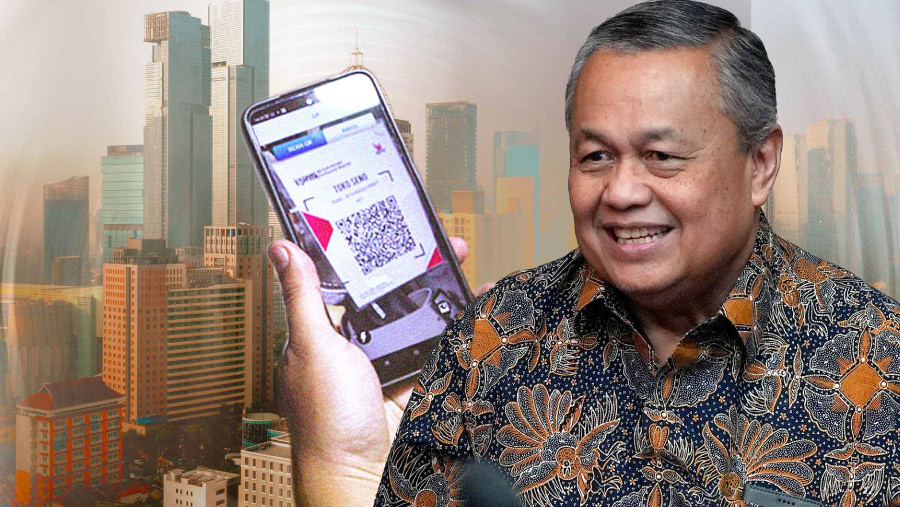 Gubernur BI, targetkan pengguna QRIS lebih dari 60 juta di tahun depan (Diolah)