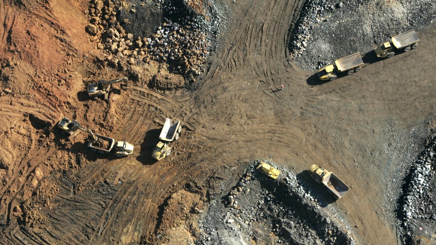 Tambang emas dan perak Martabe milik G-Resources Group Ltd. (Dadang Tri/Bloomberg)