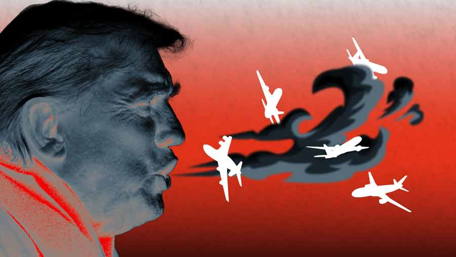 Daftar Negara yang Dilarang Trump Masuk AS, Dua dari ASEAN (Bloomberg Technoz/Asfahan)