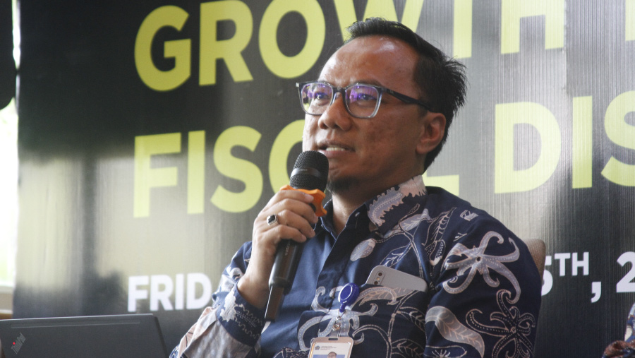 Andriansyah, Direktur Strategi Produktivitas dan Pertumbuhan Ekonomi DJSEF Kemenkeu RI (Bloomberg Technoz/Arie Pratama)