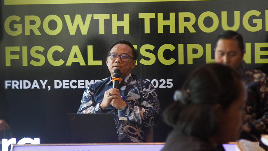 Andriansyah, Direktur Strategi Produktivitas dan Pertumbuhan Ekonomi DJSEF Kemenkeu RI (Bloomberg Technoz/Arie Pratama)