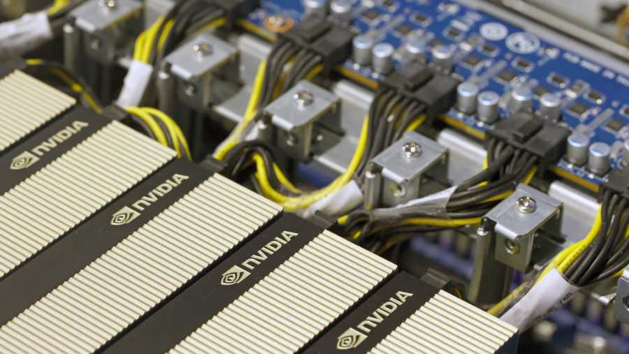 Cip AI Nvidia. (Bloomberg)