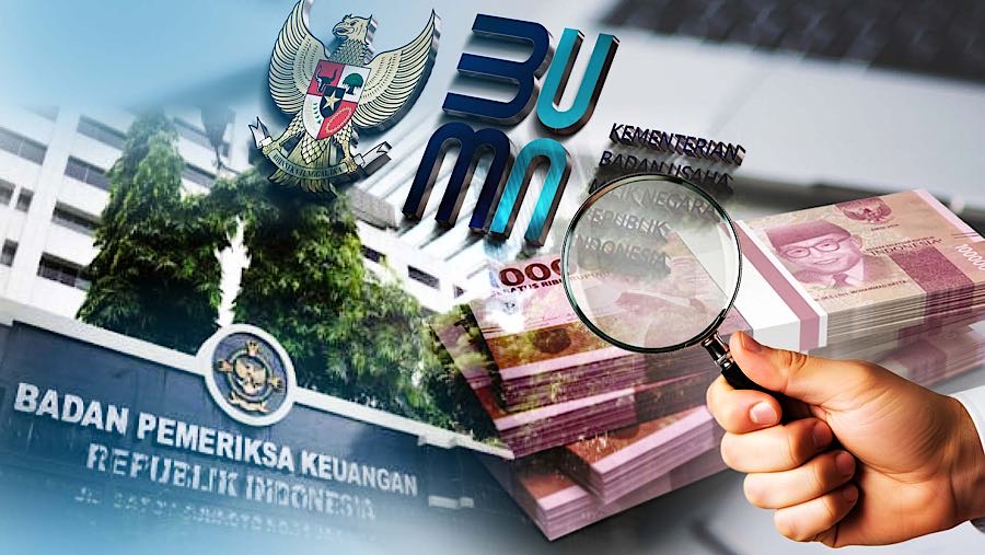 BPK Temukan Rp63,5 Triliun Pemborosan di BUMN dan Lembaga Negara Lainnya. (Foto: Diolah dari Berbagai Sumber)