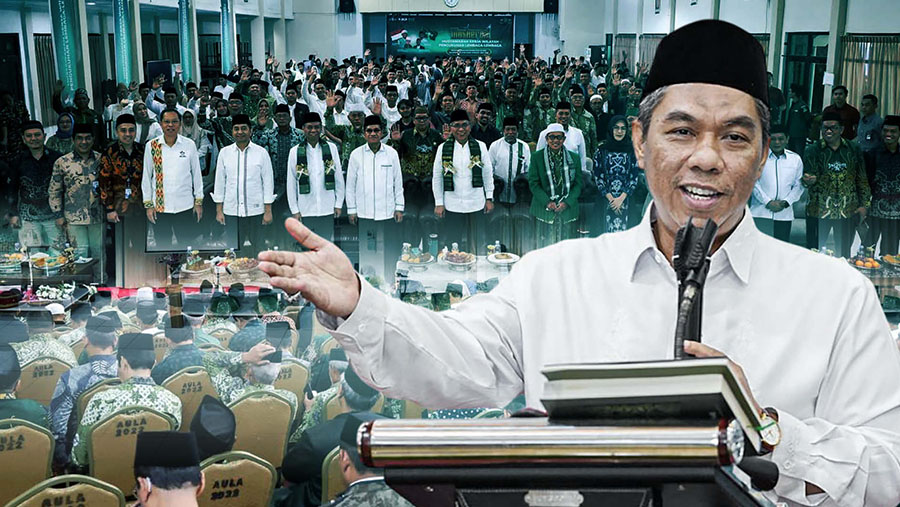 KH. Zulfa Mustofa Ditetapkan Sebagai Pj. Ketua Umum PBNU, Kisruh Organisasi Memanas. (Foto: Diolah dari Berbagai Sumber)