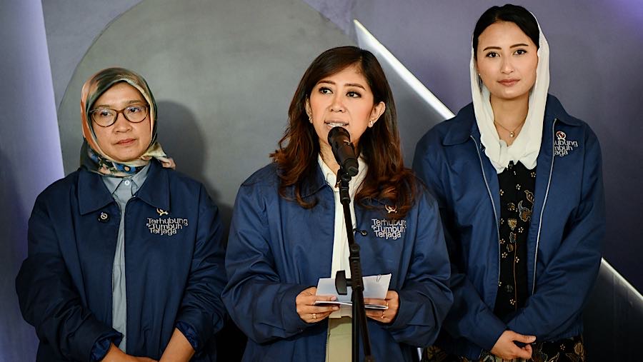 Menkomdigi Meutya Hafid saat Deklarasi Arah Indonesia Digital. (dok. Humas Komdigi)