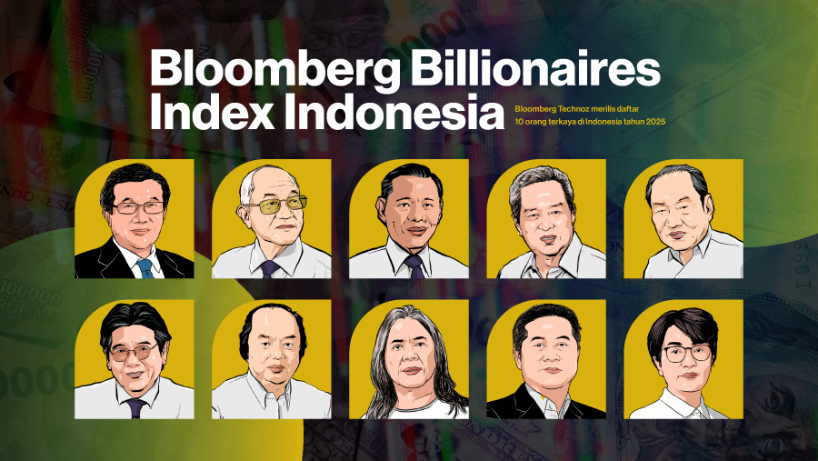 Bloomberg Billionaires Index Indonesia (Bloomberg Technoz/Arie Pratama)