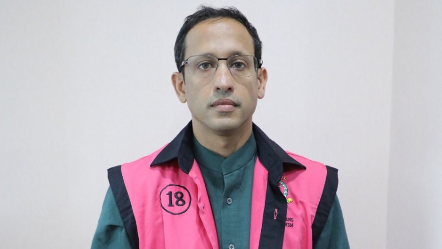 Menteri Dikbud Ristek 2019-2024 Nadiem Makarim. (Dok Kejaksaan Agung)