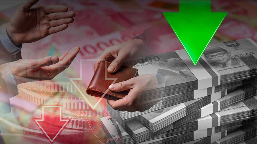 Utang Luar Negeri Indonesia Turun, Kini Rp7.058 triliun. (Diolah dari Berbagai Sumber)