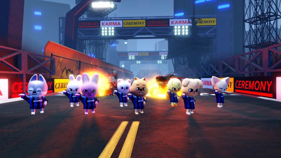 Group band K-Pop Stray Kids akan merilis album di game Roblox lewat avatar SKZOO. (Sumber: PRecious Communications untuk Roblox)