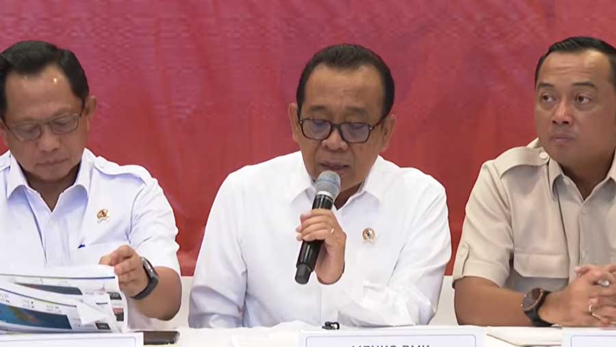 Konferensi Pers Perkembangan Penanggulangan Bencana Sumatra, 19 Desember 2025 (YouTube/Sekretariat Presiden)