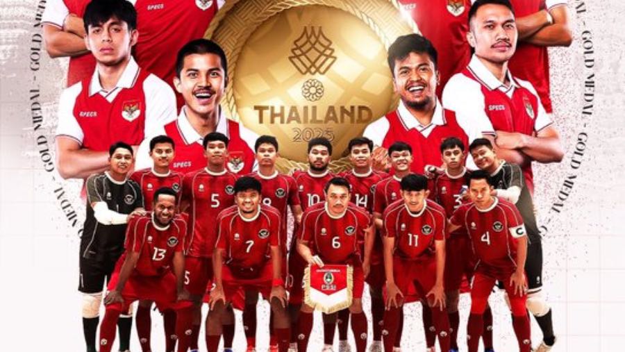 Tim Futsal RI dapat emas di Sea Games 2025. (Sumber: Kemenpora)