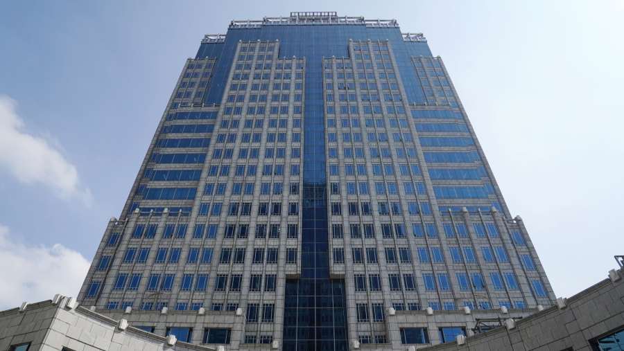 Gedung Bank Indonesia di Jalan Thamrin. Bloomberg