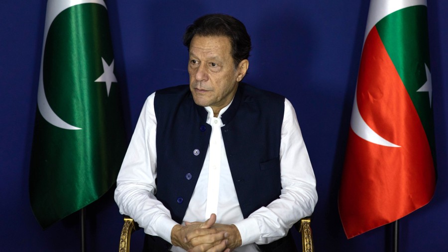 Imran Khan, mantan perdana menteri Pakistan. Bloomberg
